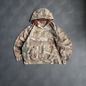 Y2K Team Realtree Camouflage Pullover Hoodie XL